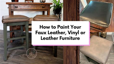 how to dye fake leather bag|painting a faux leather couch.